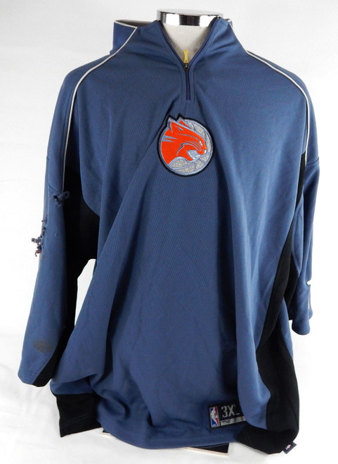 2004-05 Charlotte Bobcats #25 Game Used Navy Shooting Shirt Inaugural Patch 9