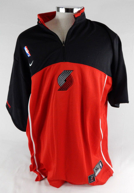 2000s Portland Trail Blazers Game Issued Black Shooting Shirt XL 506
