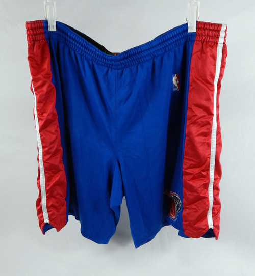 2001-04 Detroit Pistons #30 Game Used Blue Shorts 46 682