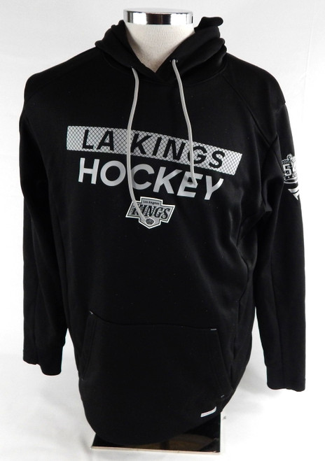 2024-25 Los Angeles Kings �Charles Hudon� #54 Team Issued Black Sweatshirt L 782