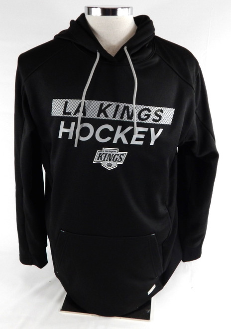 2024-25 Los Angeles Kings #57 Team Issued Black Hoodie Sweatshirt L 784