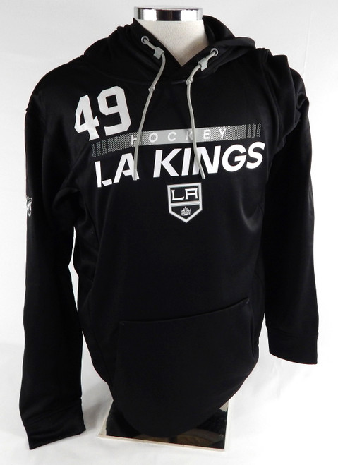 2024-25 Los Angeles Kings �Ethan Neutens #49 Team Issued Black Sweatshirt L 770