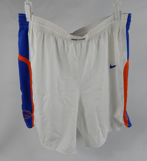 2019-20 Boise State Broncos #2 Game Used White Shorts Basketball XL 444