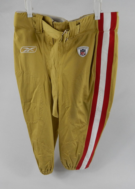2011 San Francisco 49ers Game Issued Gold Pants 38 487