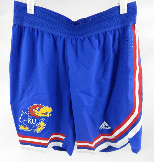 Kansas Jayhawks Game Issued Blue Shorts Basketball M+2 552