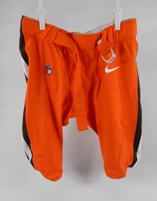 2025 Cleveland Browns Alex Wright #91 Game Used Orange Pants 38 500