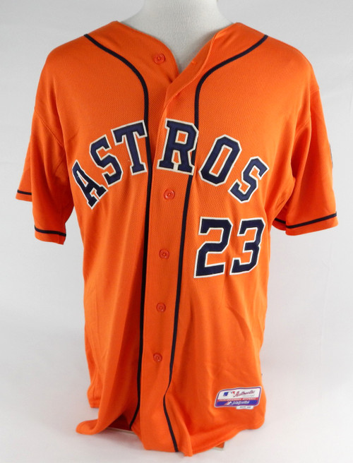 2013-17 Houston Astros #23 Game Used Orange Jersey NP Rem 46 064