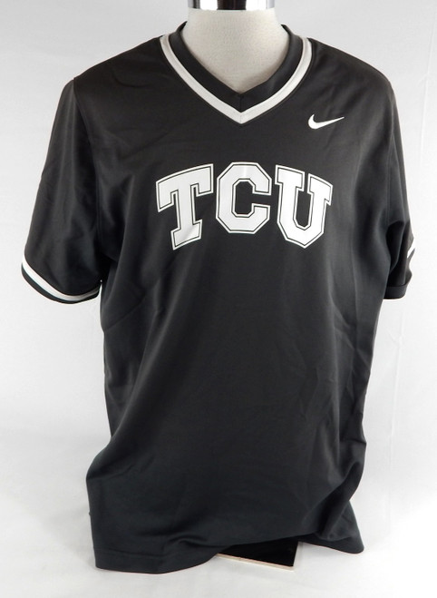 Texas Christian Frogs #29 Game Used Grey Practice Jersey Baseball XL 753