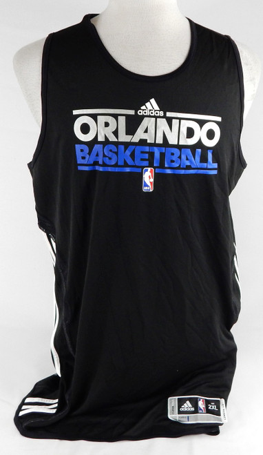 2010-11 Orlando Magic Gilbert Arenas #1 Game Used Black Practice Jersey 2XL 044