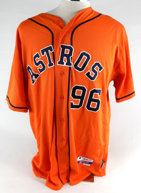 2013-17 Houston Astros #96 Game Used Orange Jersey NP Rem 52 070