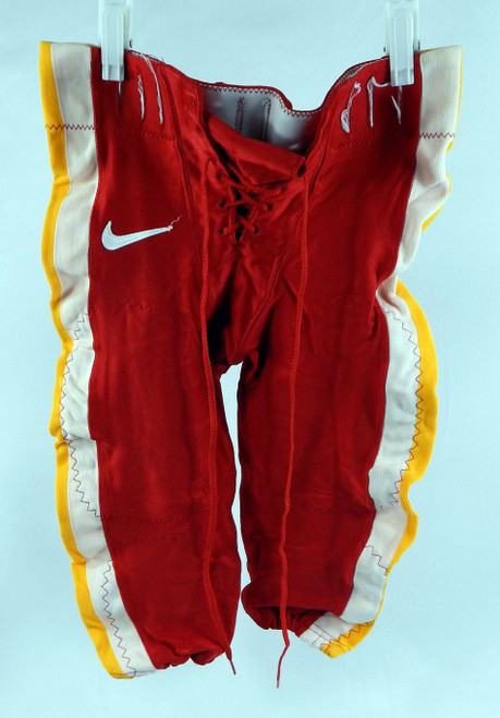 2000s Iowa State Cyclones Game Issued Red Football Pants Size M DP100863