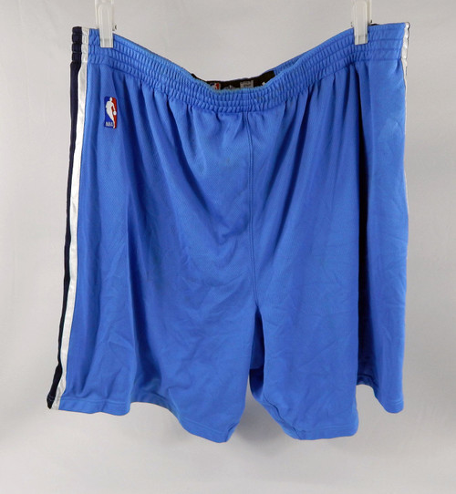 2006-10 Utah Jazz Carlos Boozer #5 Game Used Blue Basketball Shorts 52 345