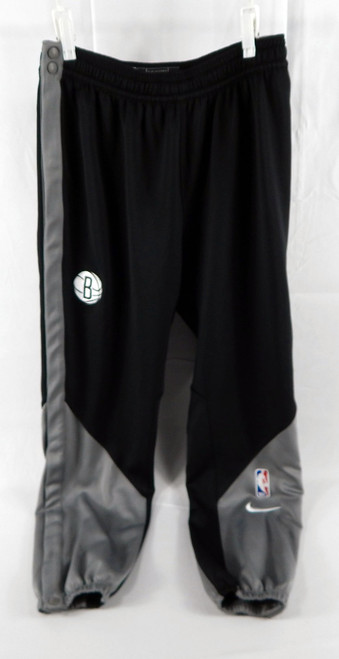 2024-25 Brooklyn Nets Tyrese Martin #13 Game Used Black Warm Up Pants L 984