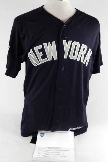 2019 New York Yankees Francisco Diaz #79 Game Used Navy Jersey ST Patch 44 711