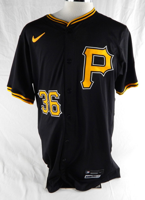 2024 Pittsburgh Pirates Dauri Moreta #36 Game Issued Black Jersey 44 680