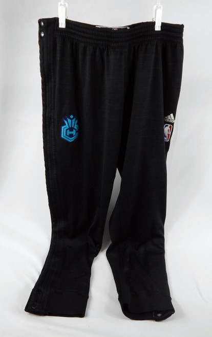 2015-16 Charlotte Hornets Tyler Hansbrough #50 Game Used Black WU Pants 2XL2