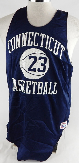 1990s UConn Huskies #23 Game Issued Navy Practice Jersey XL 817