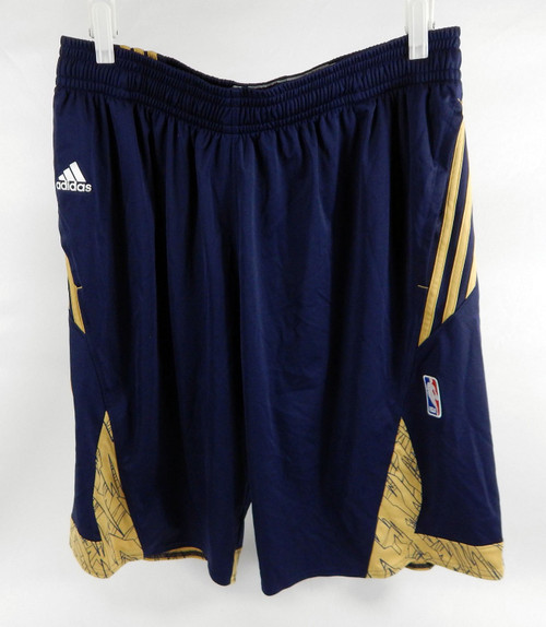 2013-14 New Orleans Pelicans #3 Game Used Basketball Practice Shorts XL 094