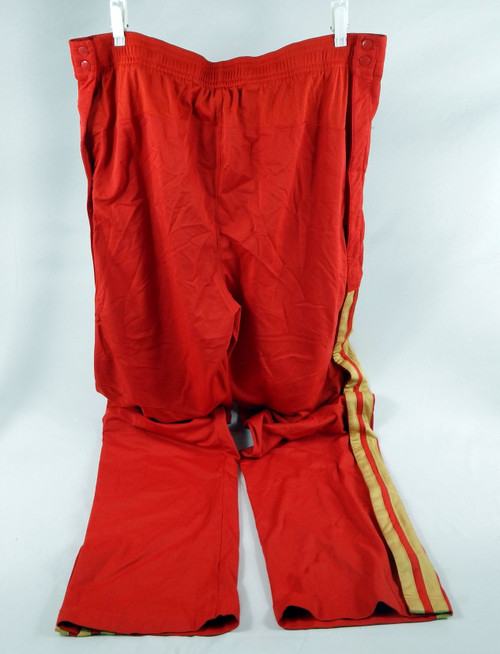 2013-14 New Orleans Pelicans Greg Stiemsma #34 Game Issued Red WU Pants 3XL 1