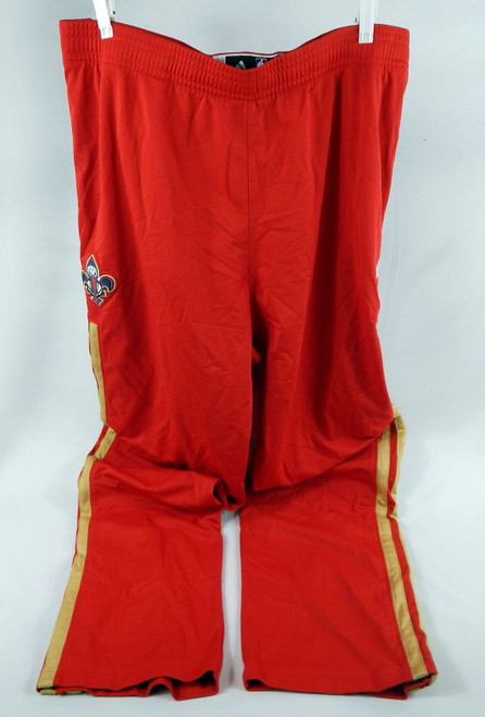 2013-14 New Orleans Pelicans Anthony Davis #23 Game Issued Red WU Pants 3XL 6