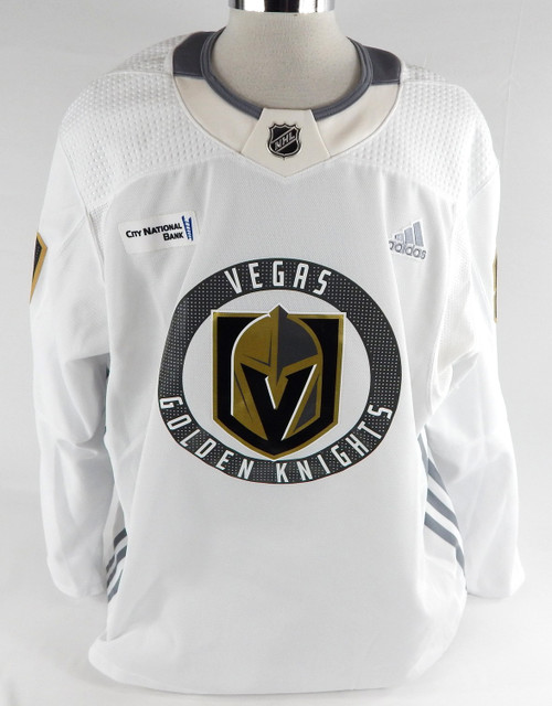 2019 Vegas Golden Knights Jacob MacDonald #89 Game Used White Practice Jersey 6