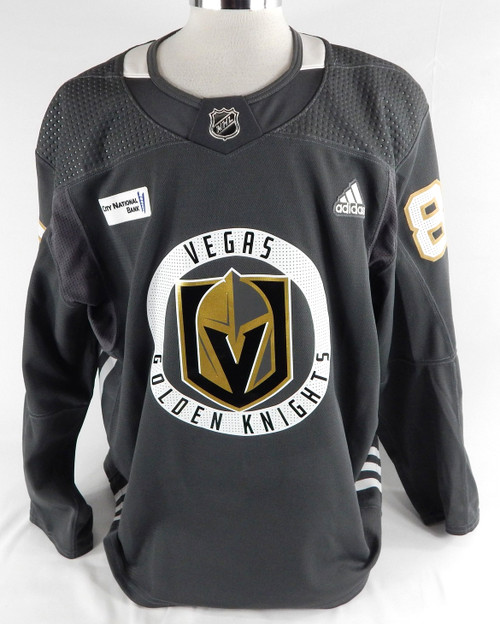 2020 Vegas Golden Knights #80 Game Used Grey Practice Jersey NP Rem 56 603