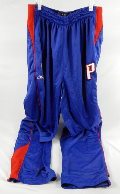 2005-06 Detroit Pistons Alex Acker #6 Game Used Blue Warm Up Pants XLT+4 686