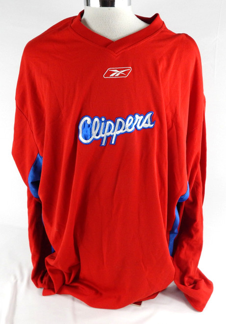 2003-04 Los Angeles Clippers Melvin Ely #2 Game Used Red Shooting Shirt 4XL 797