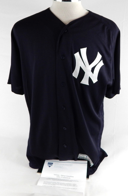 2019 New York Yankees Jeff Hendrix #38 Game Used Navy Jersey ST P 46 587