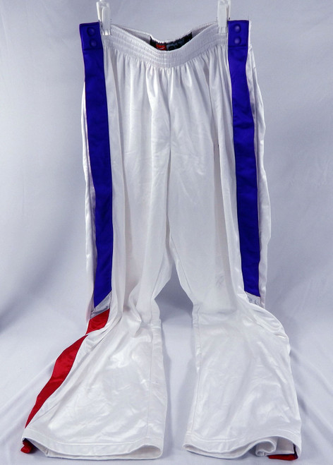 2000s Toronto Raptors #5 3 22 Game Used White Warm Up Pants 2XL 762