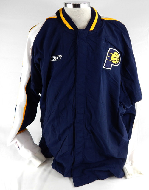 Indiana Pacers Game Issued Navy Warm Up Jacket 50 875