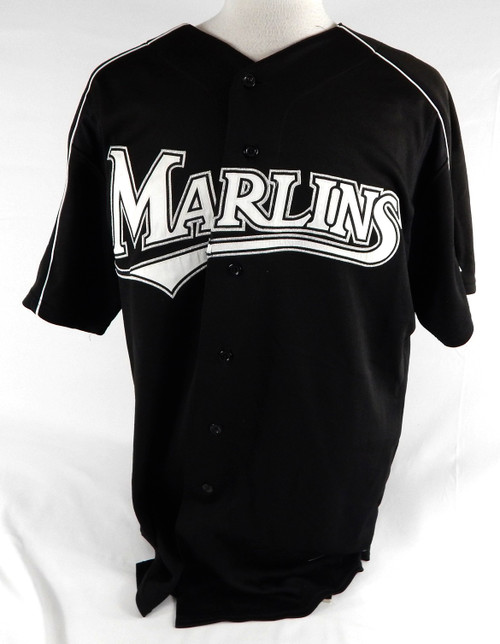 2003-06 Florida Marlins Thompson #44 Game Used Black Jersey ST BP XL 882