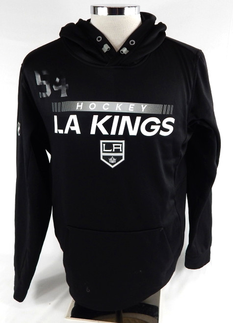 Los Angeles Kings #54 Team Issued Black Hoodie Sweatshirt L 787