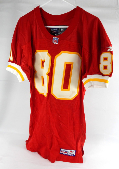 1997 Kansas City Chiefs Willy Tate #80 Game Issued Red Jersey 44 308