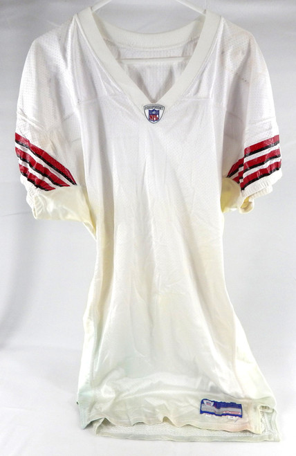 2002 San Francisco 49ers Blank Game Issued White Jersey 50 503
