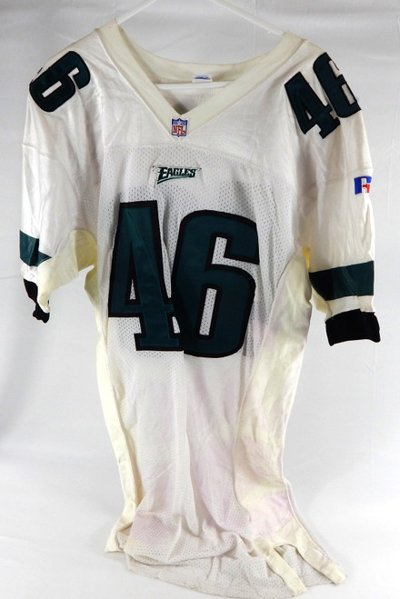 1996 Philadelphia Eagles Fredric Ford #46 Game Issued White Jersey 46 225