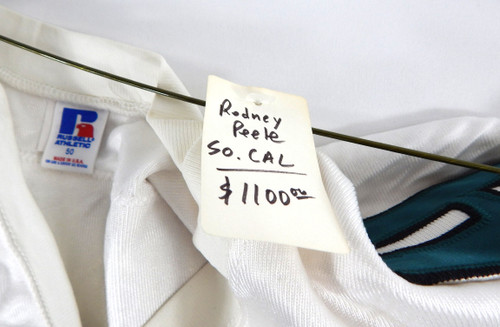 1996 Philadelphia Eagles Rodney Peete #9 Game Issued White Jersey 50 229