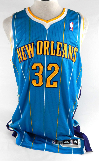 2010-11 New Orleans Hornets Richardson #32 Game Issued Blue Jersey 2XL 967