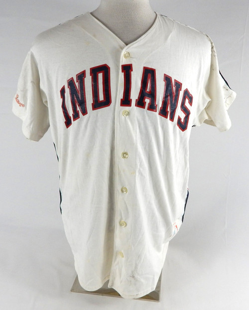Mens 1990s Cleveland Indians Blank # Authentic White Jersey Rawlings XL 870