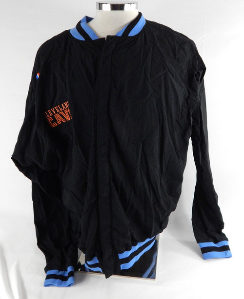 1996-97 Cleveland Cavaliers Danny Ferry #35 Game Used Black WU Jacket 50 P 48 9