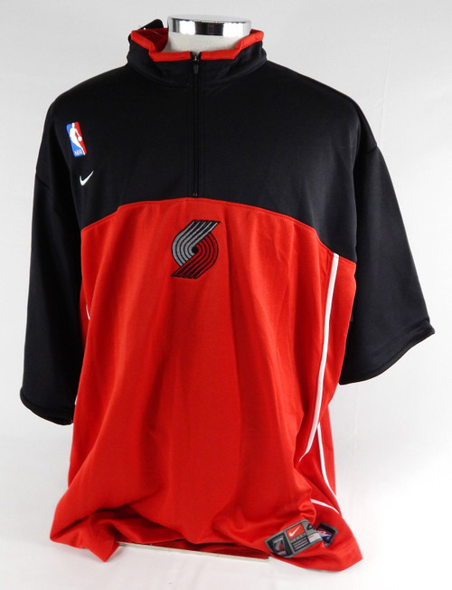 2000s Portland Trail Blazers Game Issued Black Shooting Shirt 4XL 499