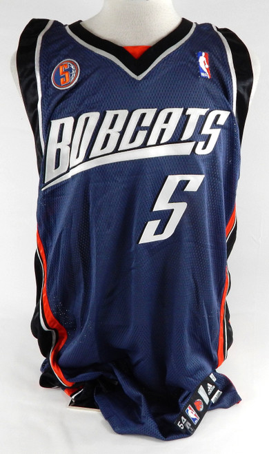 2008-09 Charlotte Bobcats Juwan Howard #5 Game Issued Blue Jersey 5 Patch 54 013