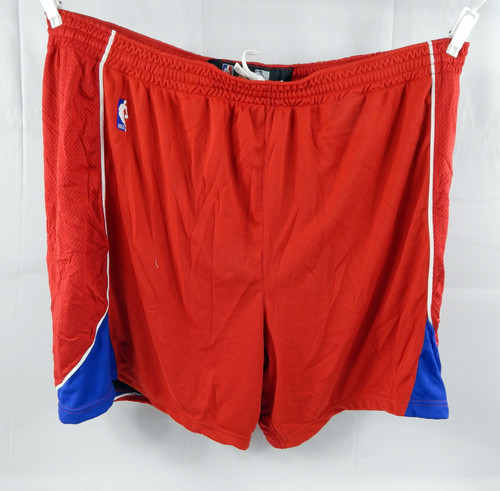 2006-09 Philadelphia 76ers Game Issued Red Shorts 54 234