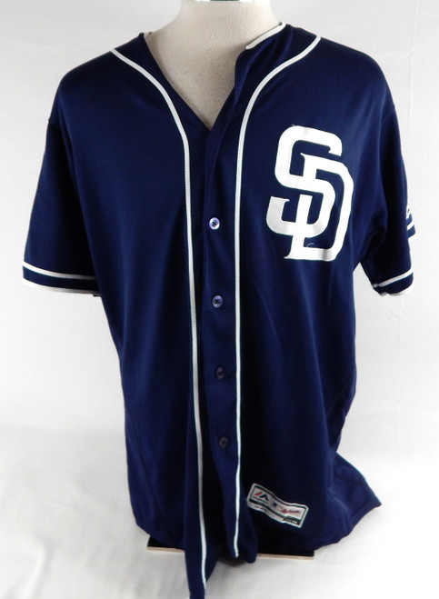 2012-19 San Diego Padres Foriest #34 Game Used Navy Jersey ST BP 48 578