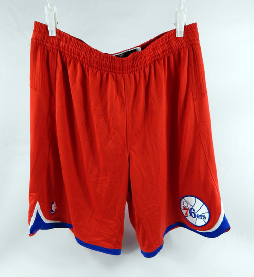 2013-14 Philadelphia 76ers Brandon Davies #20 Game Used BSK Shorts 2XL 450