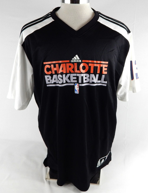 2010-11 Charlotte Bobcats Matt Carroll #33 Game Used Black Shooting Shirt XL 854