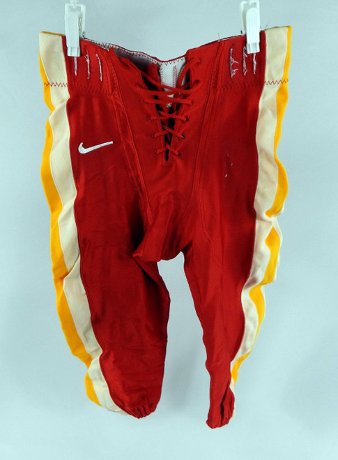 2000s Iowa State Cyclones # Game Issued Red Football Pants Size M 434