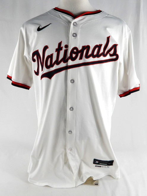 2024 Washington Nationals Lewin Diaz #34 Game Issued White Jersey 44 DP91052