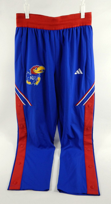 2024-25 Kansas Jayhawks KU Noah Shelby #7 Game Used Basketball Warm Up Pants MT