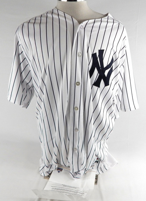 2018 New York Yankees Mike Harkey #60 Game Used White Jersey ST Opening Day 52 0